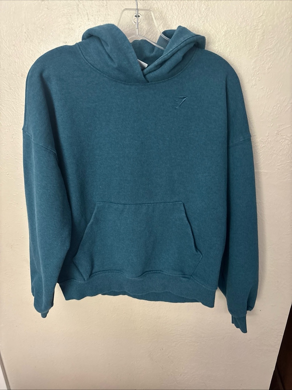 Men's Teal Hooded Sweatshirt - Gymshark
